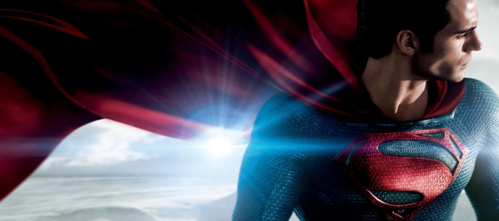 Das Superman 2013 Man Of Steel Wallpaper 720x320