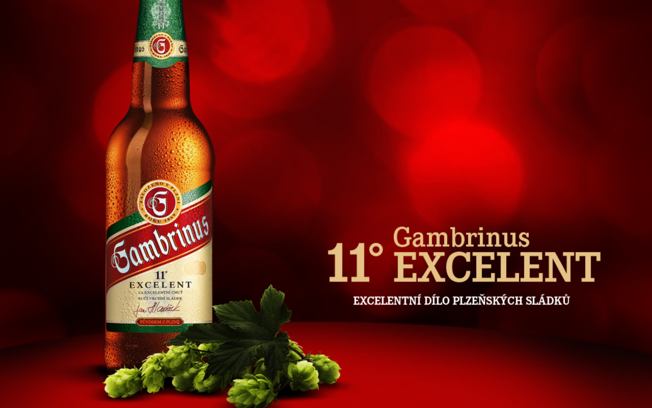 Sfondi Gambrinus Excelent Lahev 1280x800