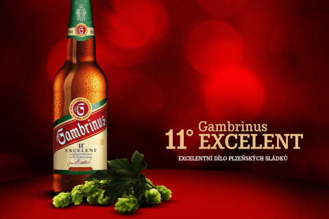 Das Gambrinus Excelent Lahev Wallpaper 480x320