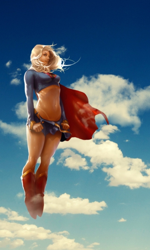 Das Super Woman Wallpaper 480x800