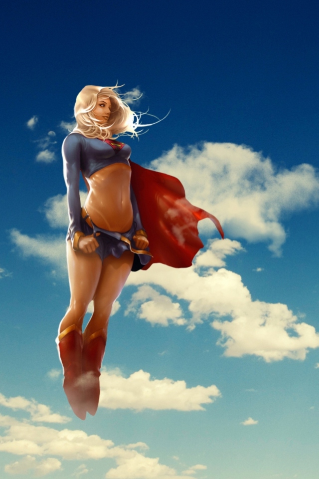 Fondo de pantalla Super Woman 640x960