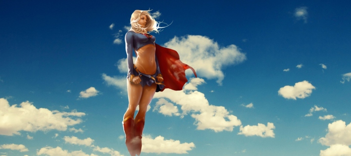 Das Super Woman Wallpaper 720x320