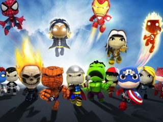 Screenshot №1 pro téma Planet Marvel Superheroes Kids 320x240