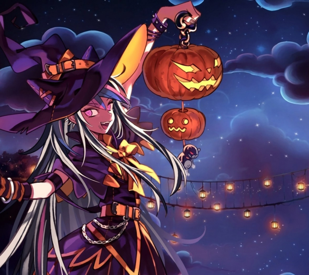 Fondo de pantalla Halloween Anime 1080x960