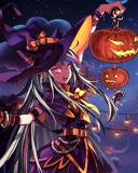 Fondo de pantalla Halloween Anime 128x160