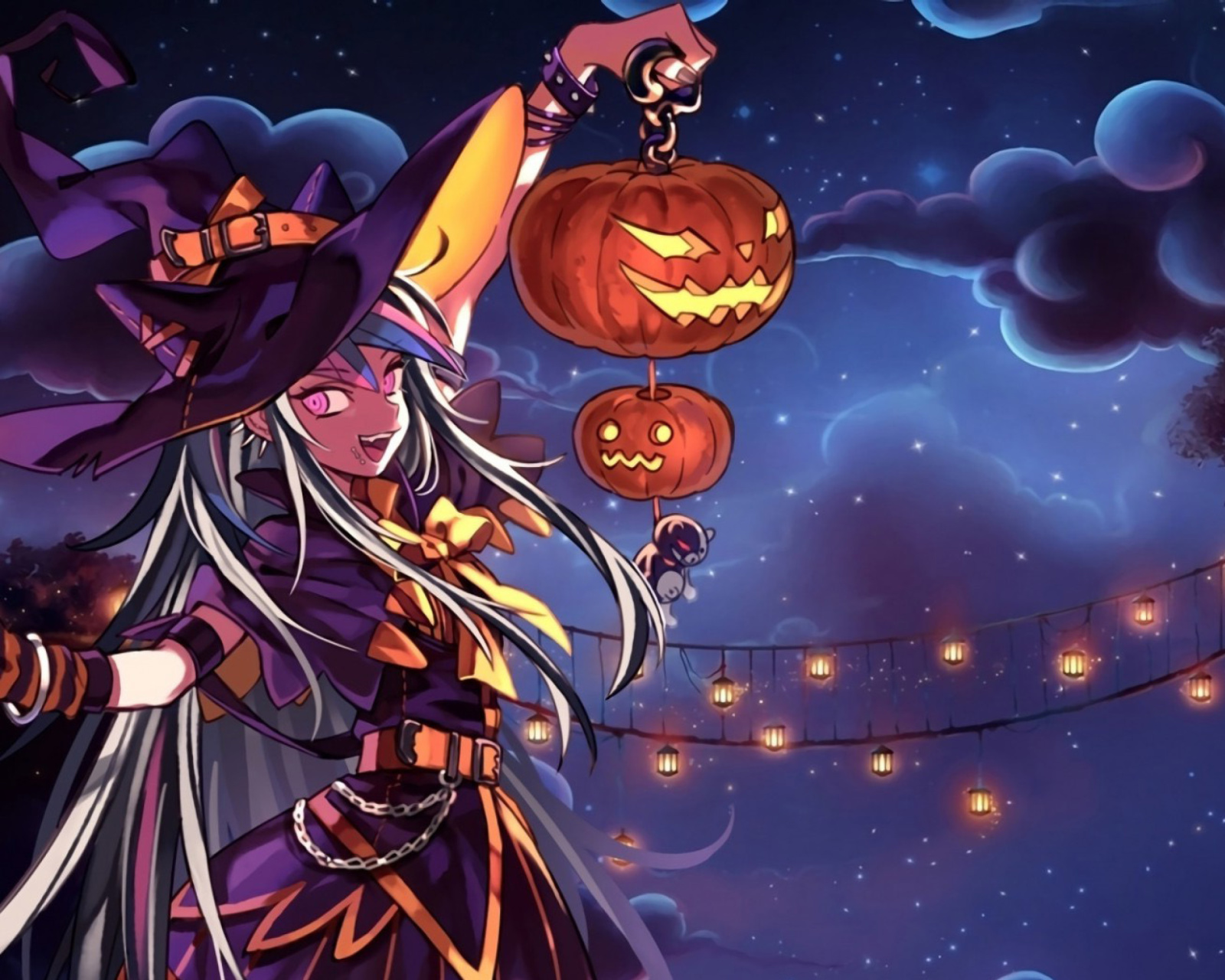 Fondo de pantalla Halloween Anime 1600x1280