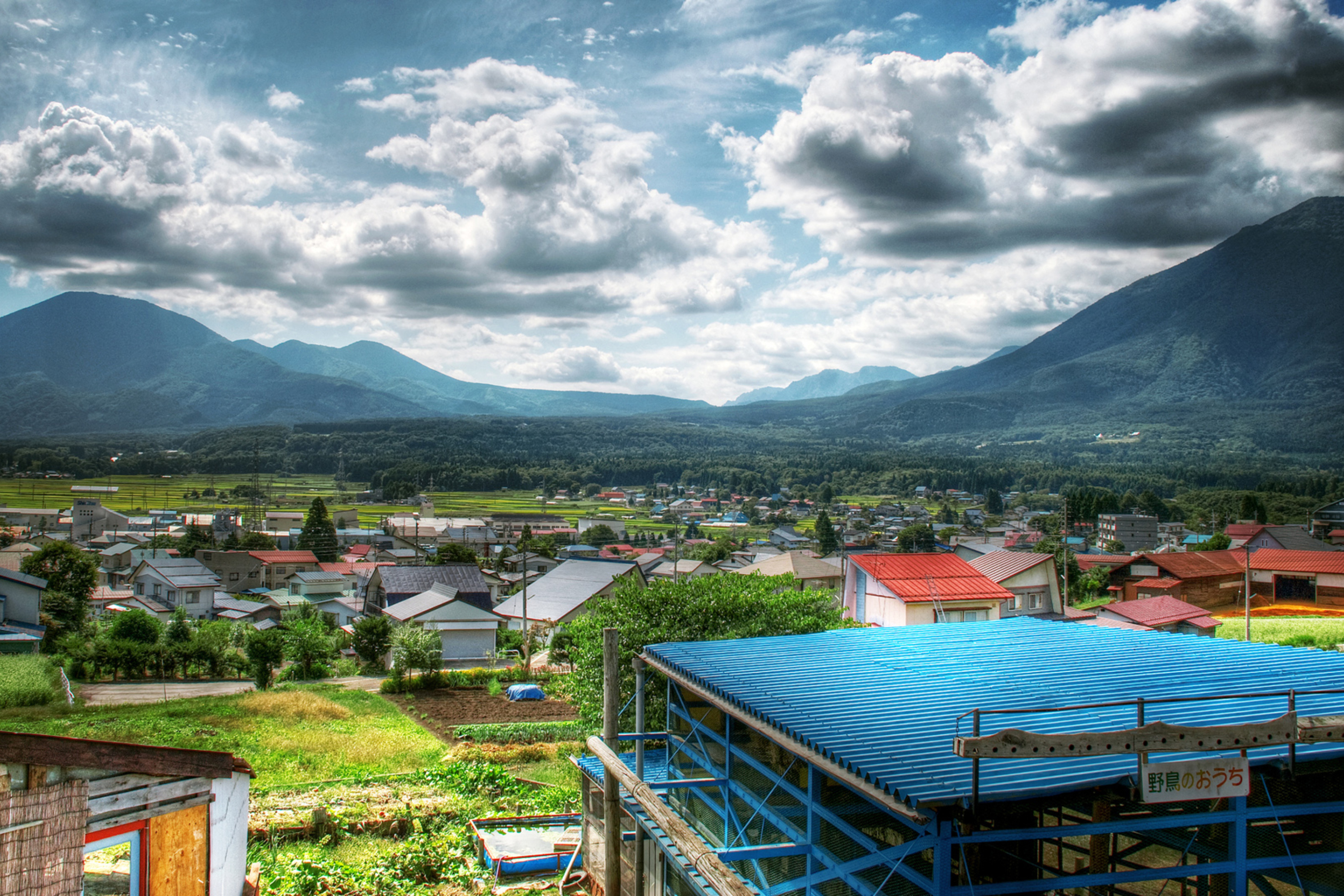 Das Beautiful Japanese Countryside Wallpaper 2880x1920