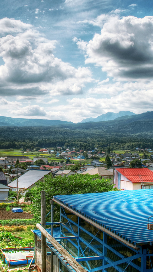 Sfondi Beautiful Japanese Countryside 640x1136