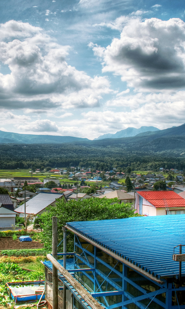 Fondo de pantalla Beautiful Japanese Countryside 768x1280