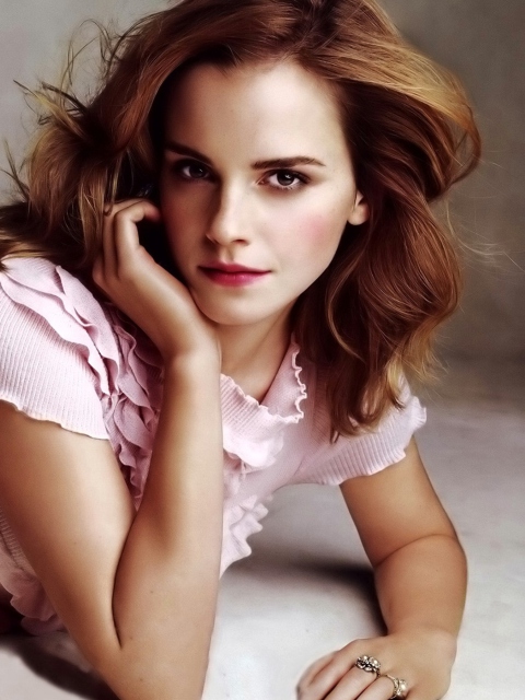 Fondo de pantalla Emma Watson 480x640