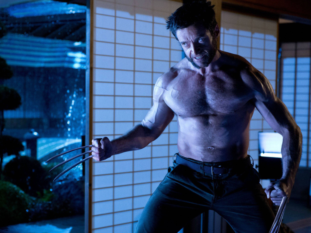 Das Hugh Jackman In The Wolverine Wallpaper 1024x768