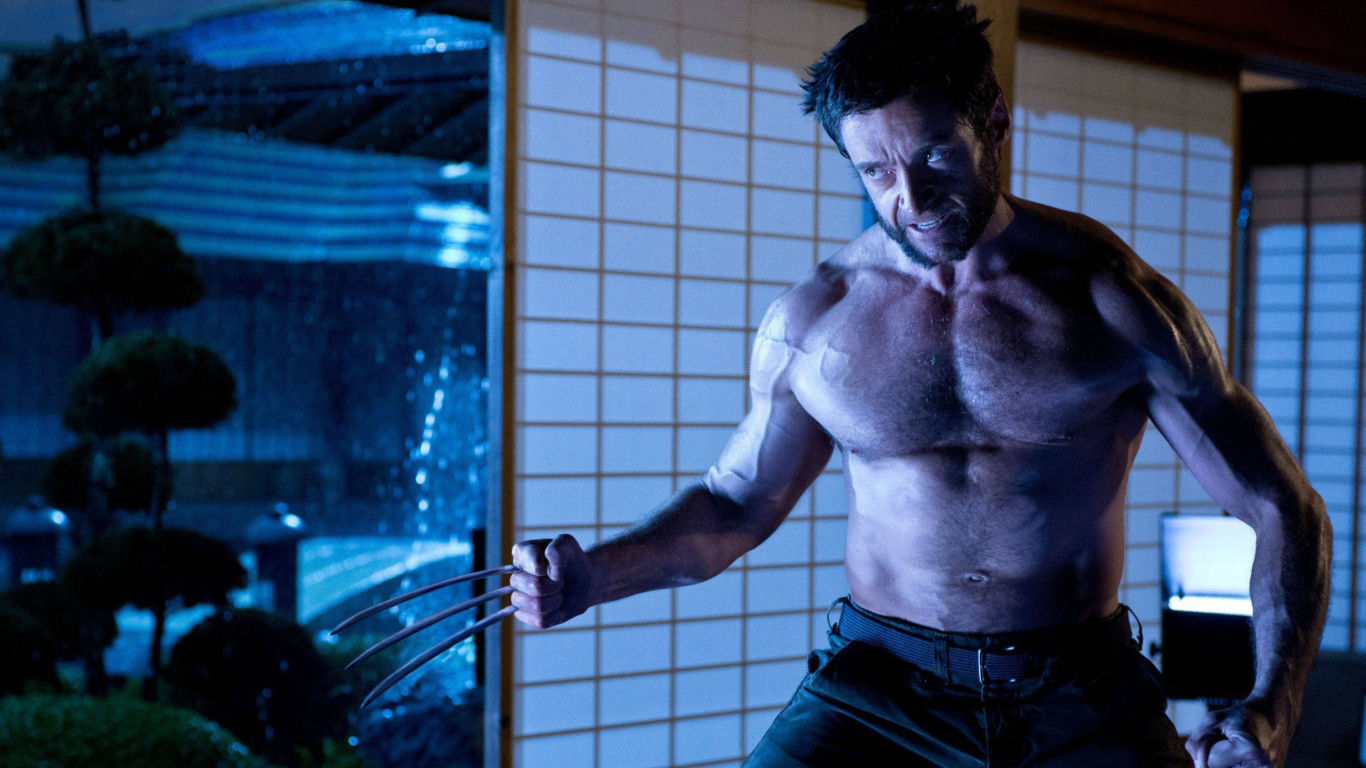 Screenshot №1 pro téma Hugh Jackman In The Wolverine 1366x768