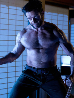 Обои Hugh Jackman In The Wolverine 240x320