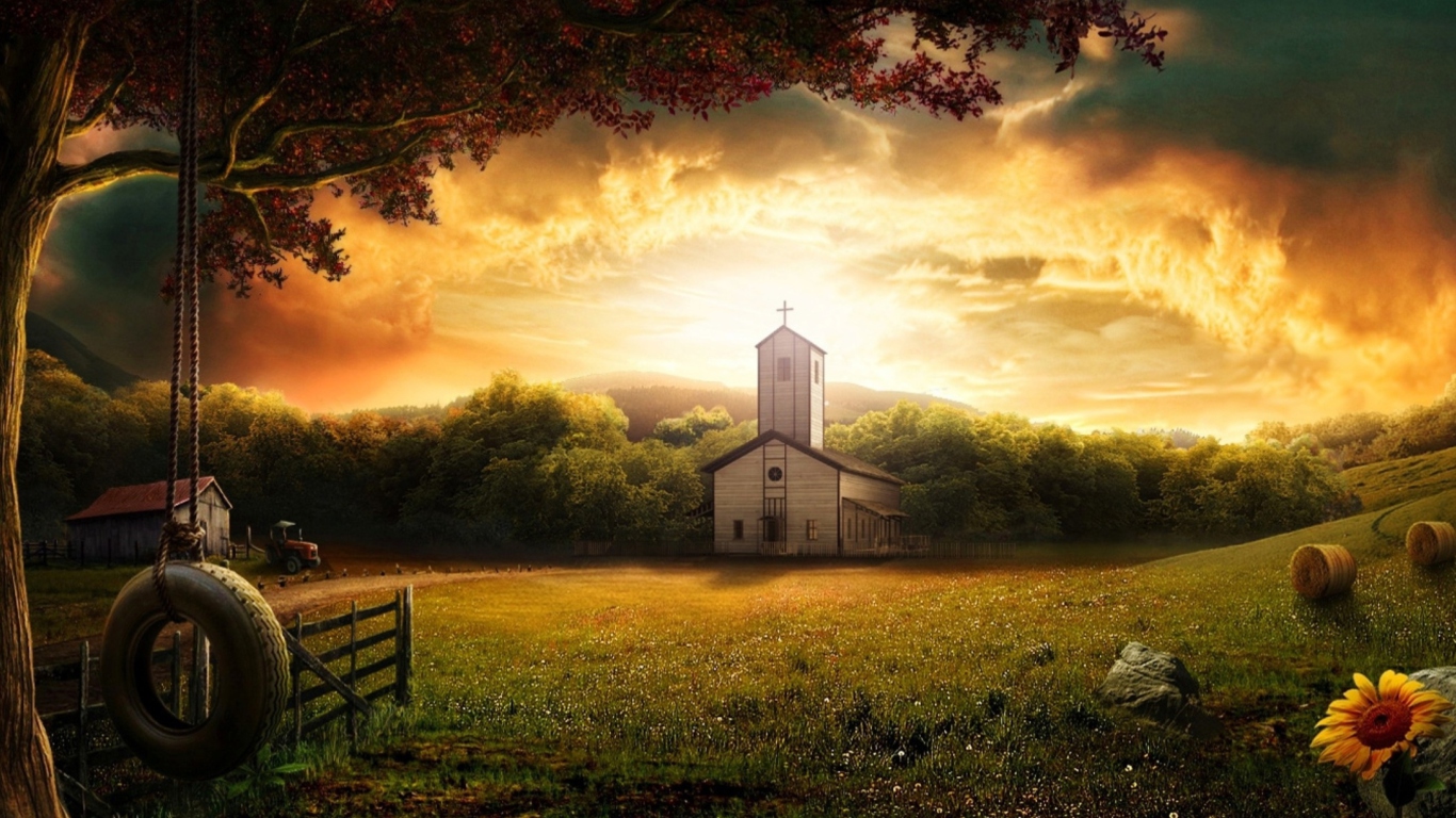 Das Beautiful Landscape Wallpaper 1366x768