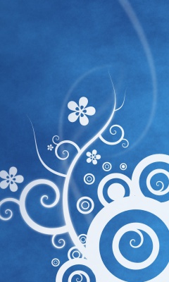 Blue Patterns screenshot #1 240x400