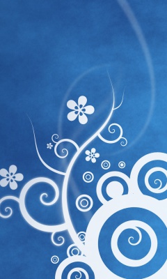 Screenshot №1 pro téma Blue Patterns 240x400