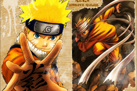 Screenshot №1 pro téma Naruto 480x320