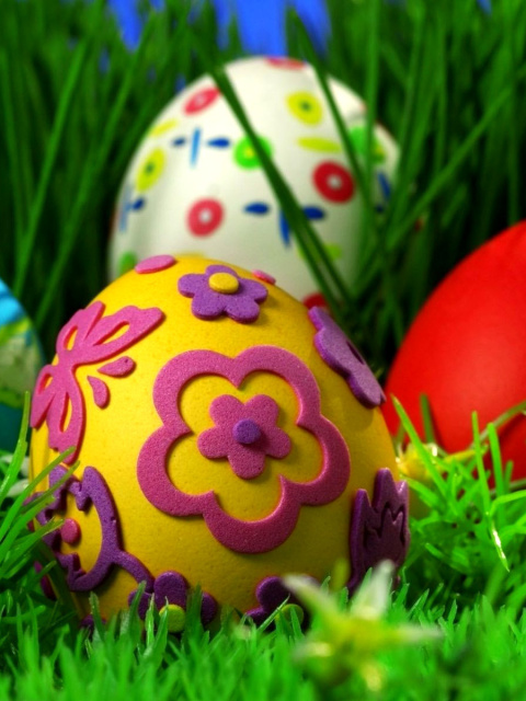 Happy Easter wallpaper 480x640