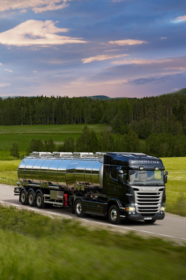 Fondo de pantalla Scania R-Series 640x960