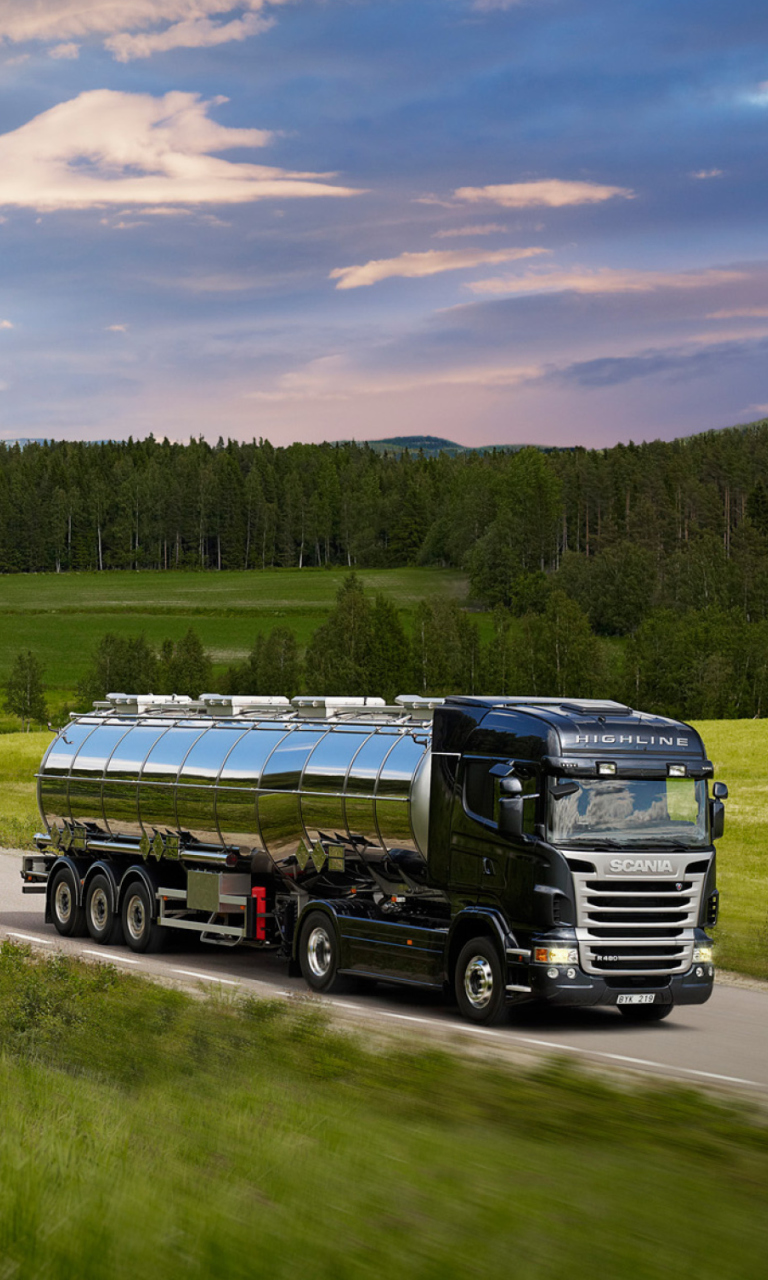 Fondo de pantalla Scania R-Series 768x1280