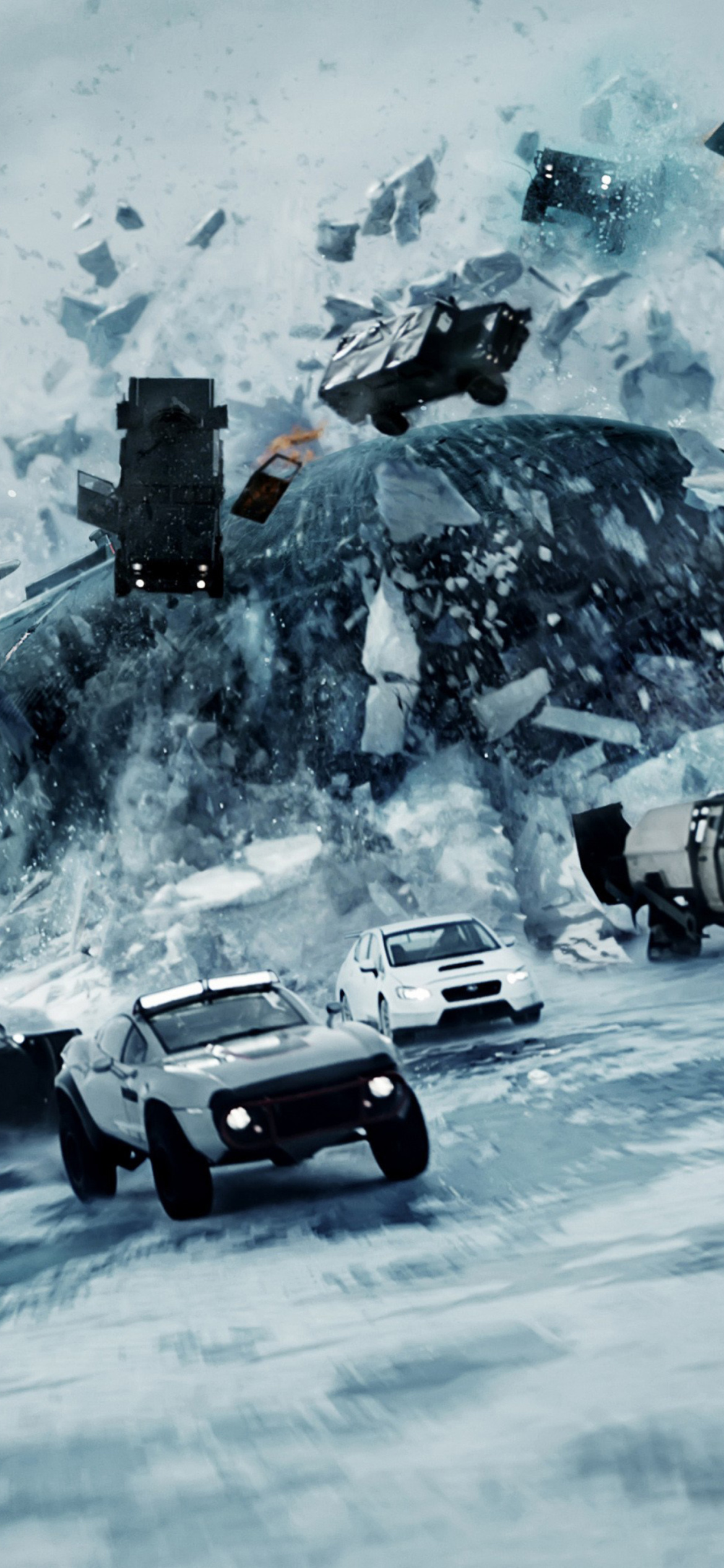 The Fate of the Furious 2017 Film wallpaper 1170x2532