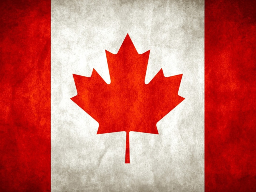 Fondo de pantalla Flag Of Canada 1024x768