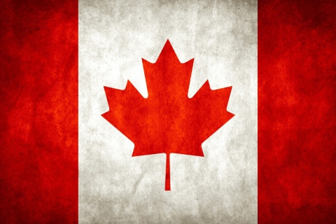 Обои Flag Of Canada 480x320