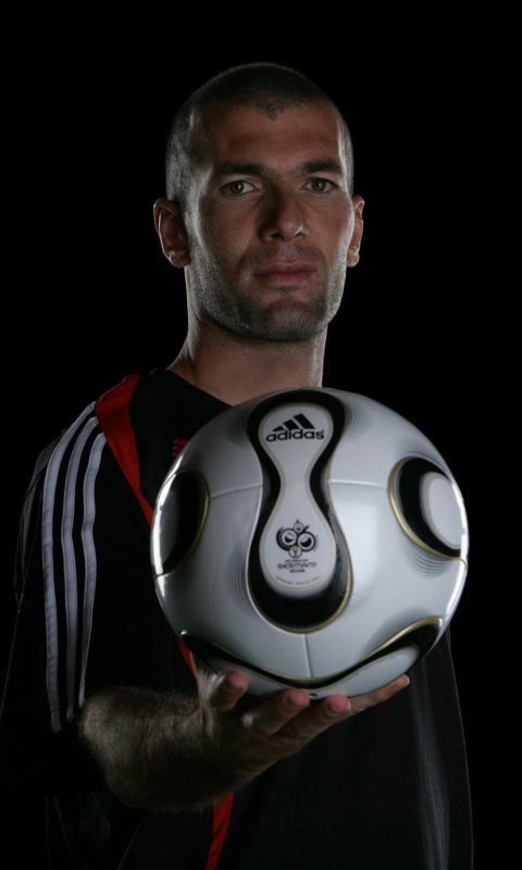 Fondo de pantalla Zinedine Zidane 480x800