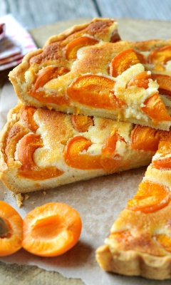 Apricot pie wallpaper 240x400