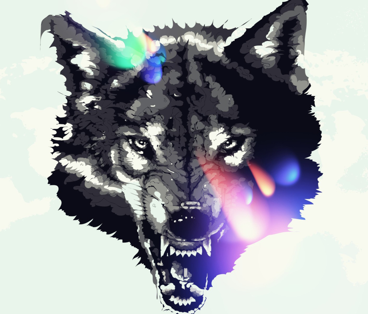 Wolf Art wallpaper 1200x1024