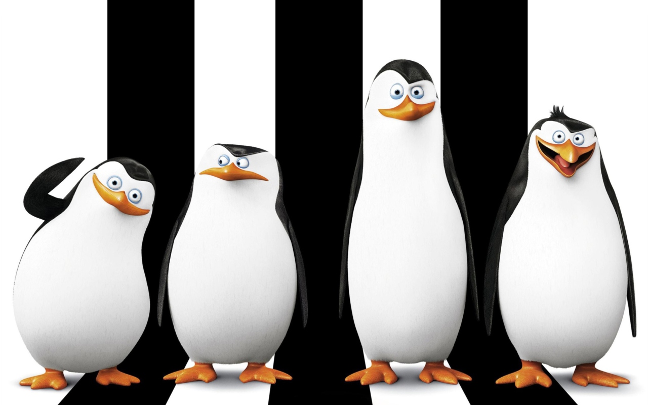 Penguins Madagascar wallpaper 1280x800