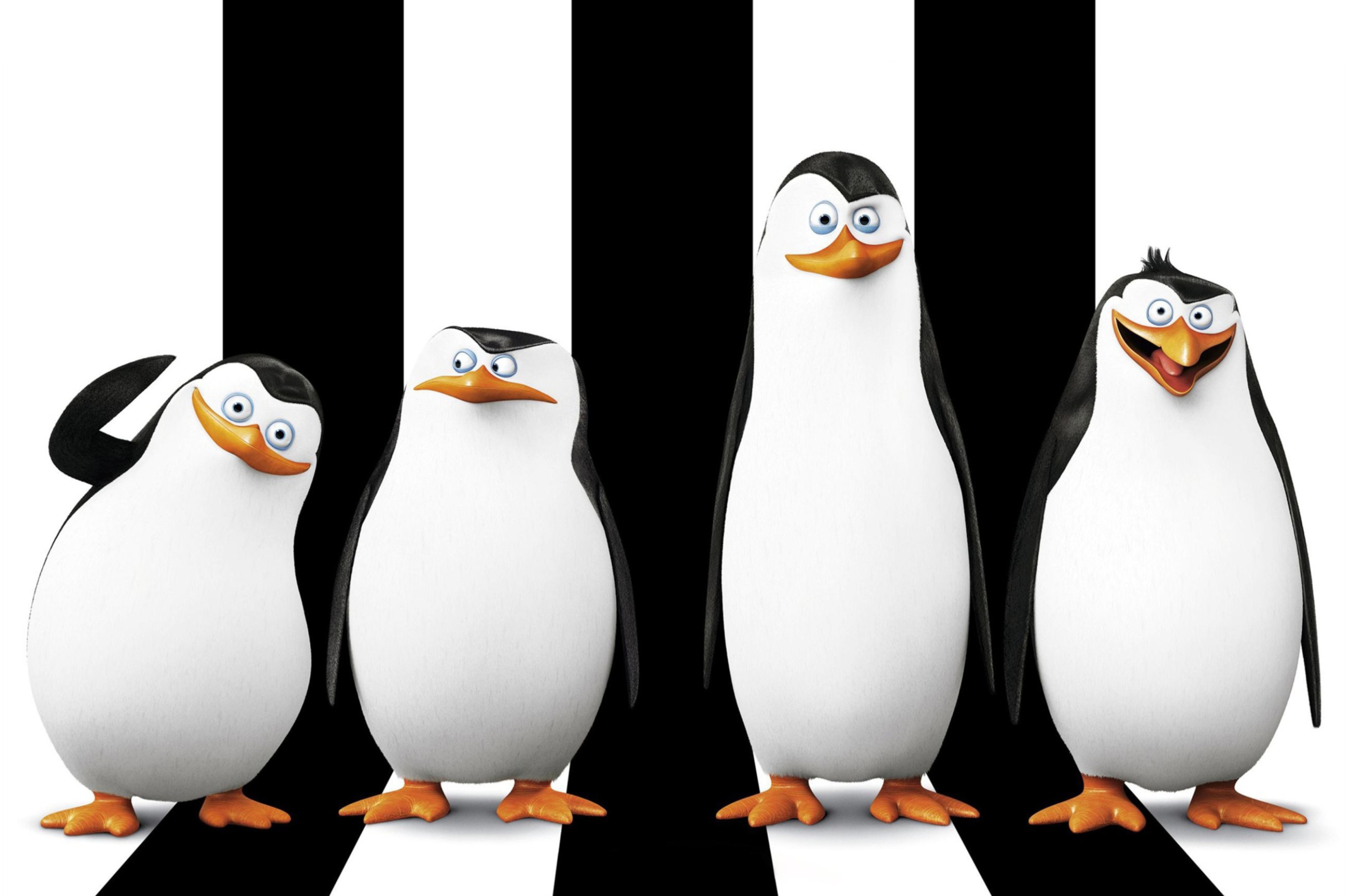 Fondo de pantalla Penguins Madagascar 2880x1920
