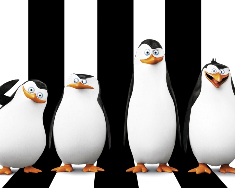 Screenshot №1 pro téma Penguins Madagascar 480x400