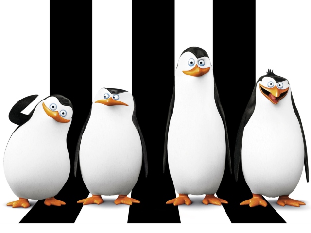 Fondo de pantalla Penguins Madagascar 640x480
