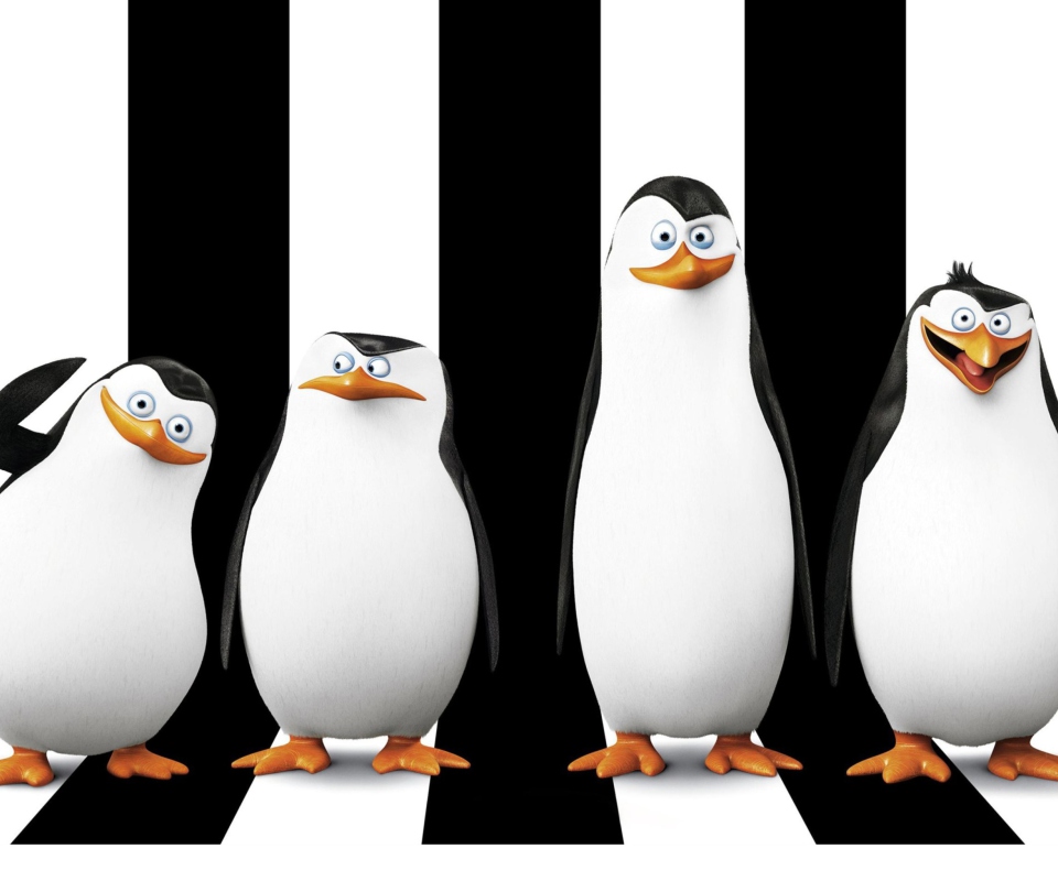 Fondo de pantalla Penguins Madagascar 960x800