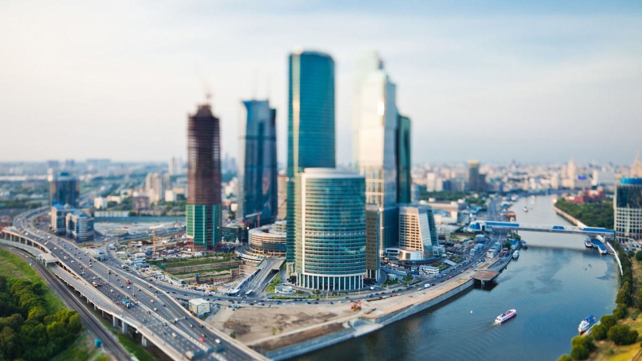Moscow City wallpaper 1280x720