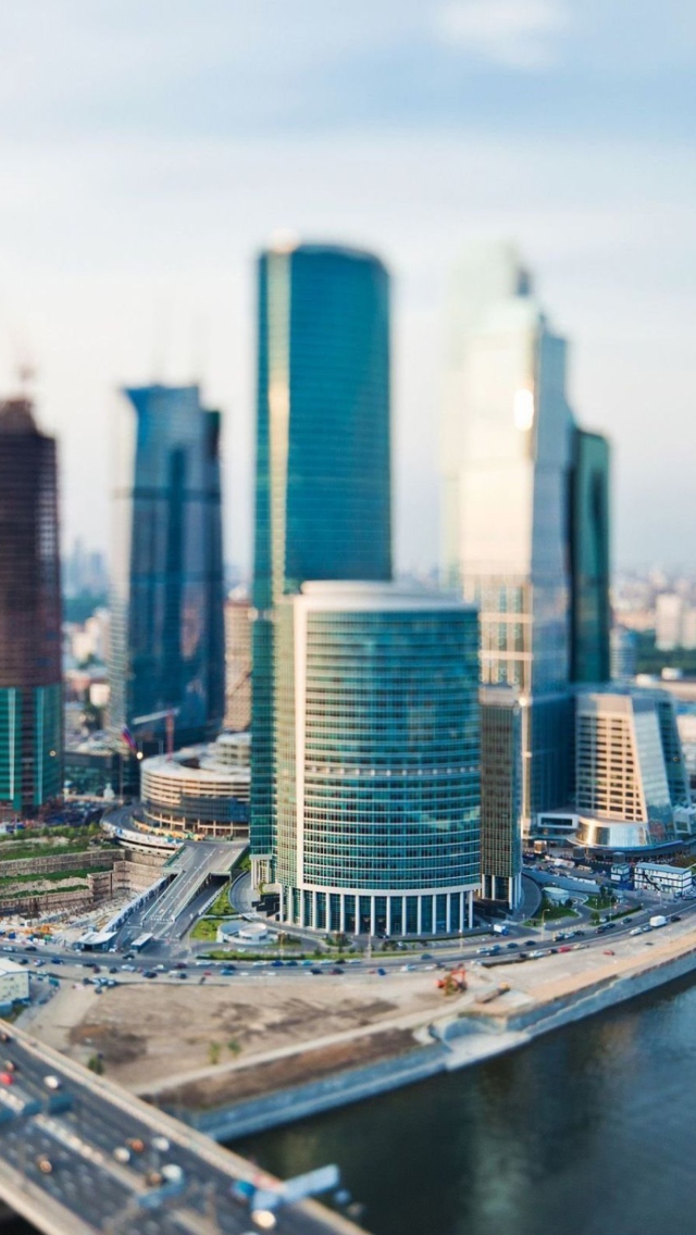Moscow City wallpaper 640x1136