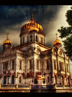 Orthodoxal Chruch of The Christ The Saviour Moscow screenshot #1 240x320