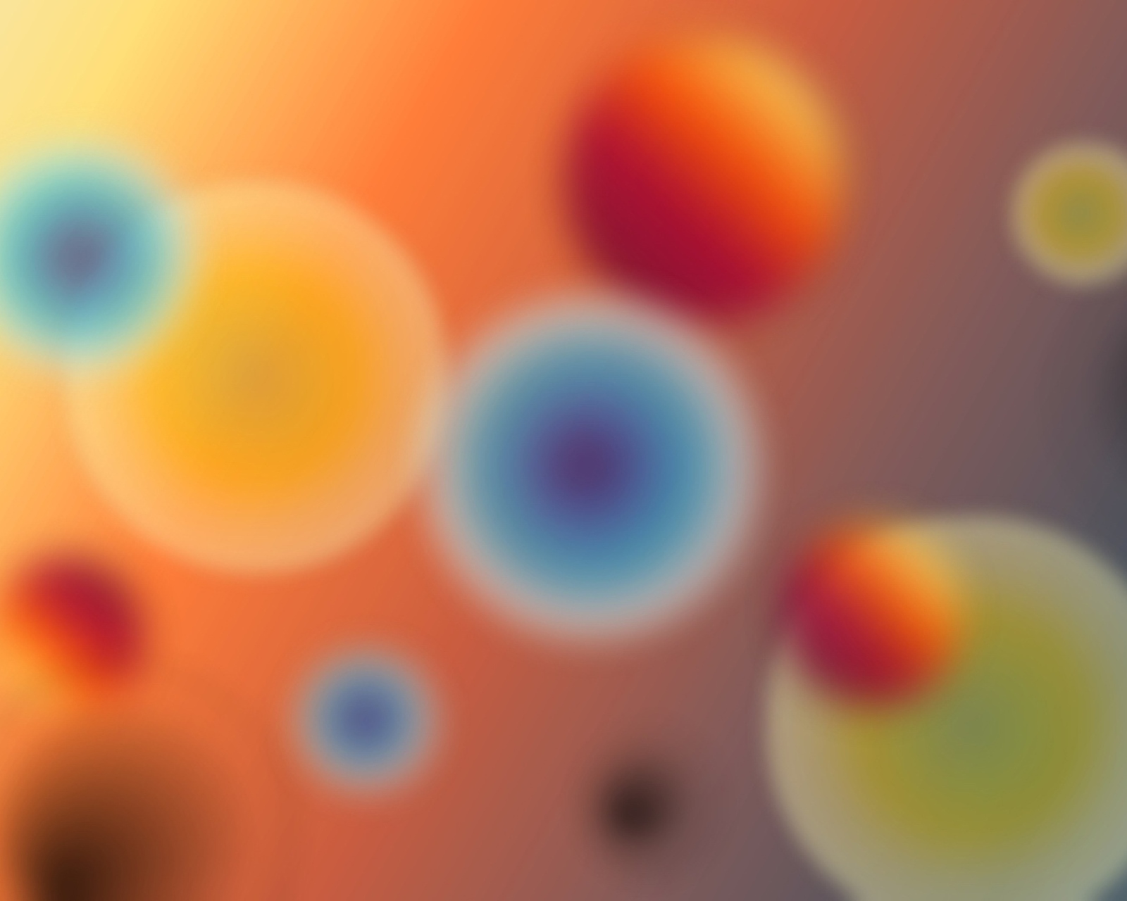 Colorful Bubbles wallpaper 1600x1280