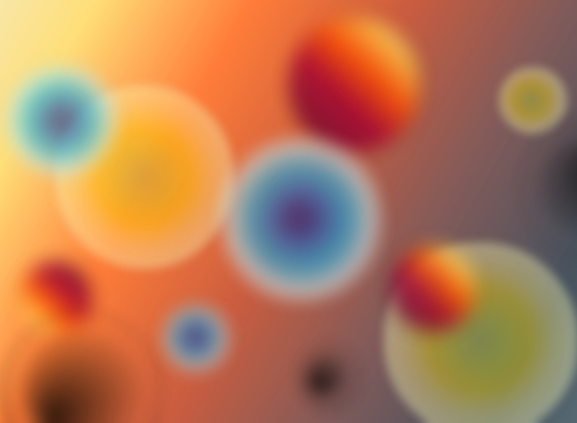 Fondo de pantalla Colorful Bubbles 1920x1408