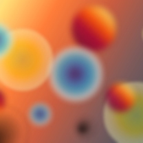 Fondo de pantalla Colorful Bubbles 208x208