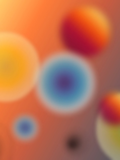 Colorful Bubbles screenshot #1 240x320