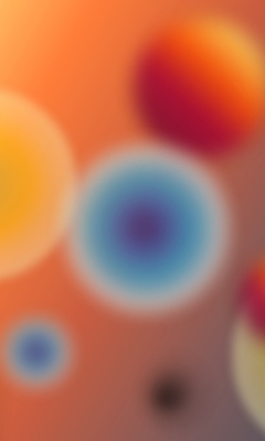 Fondo de pantalla Colorful Bubbles 240x400