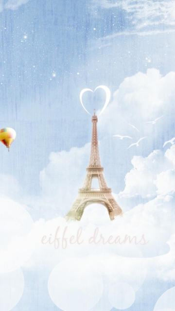 Sfondi Eiffel Dreams 360x640