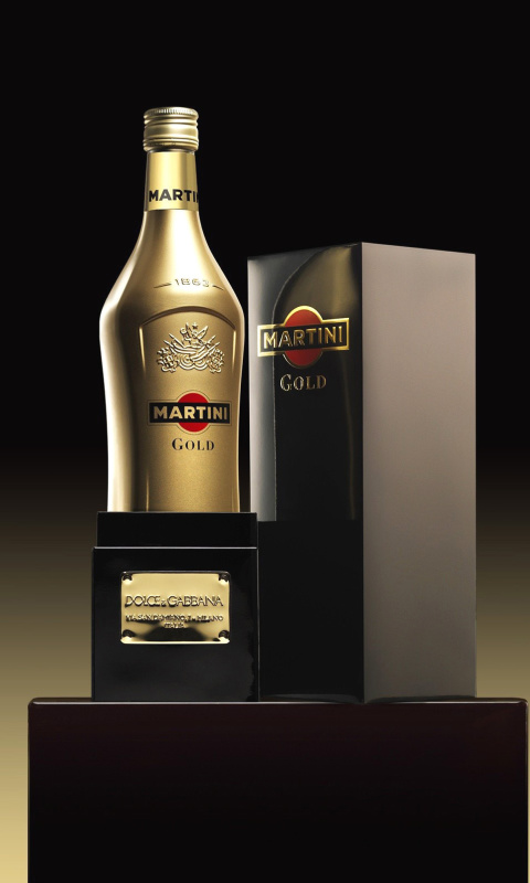 Das Martini Gold Wallpaper 480x800