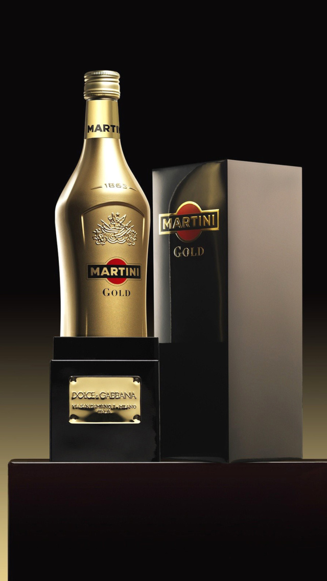 Обои Martini Gold 640x1136
