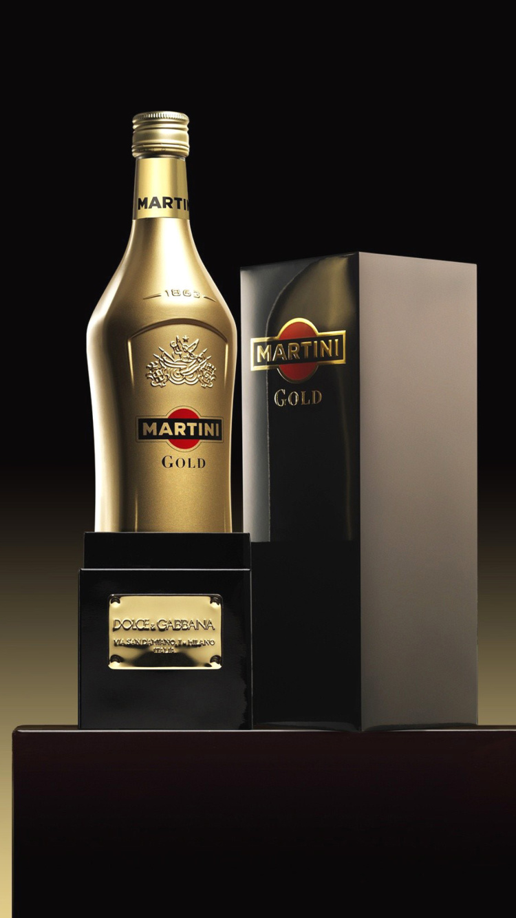 Sfondi Martini Gold 750x1334