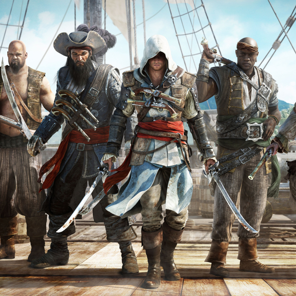 Sfondi Assassins Creed IV Black Flag 1024x1024