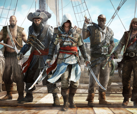 Fondo de pantalla Assassins Creed IV Black Flag 480x400
