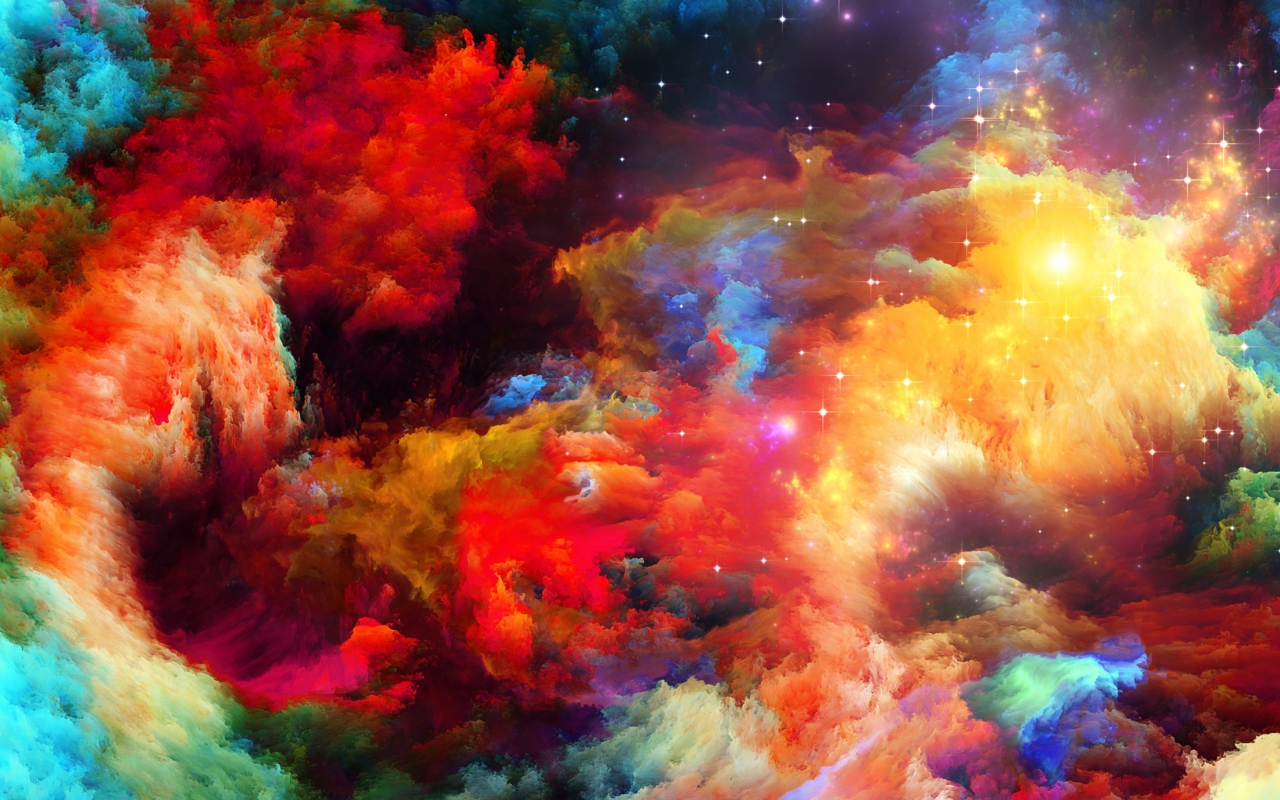 Das Cosmic Sky Wallpaper 1280x800